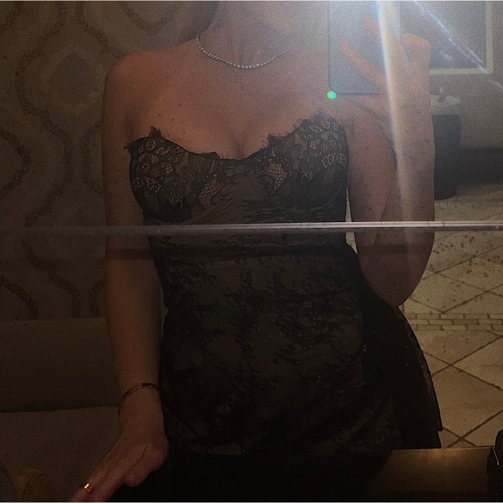 Lace Maxi Dress XS Fashionnova